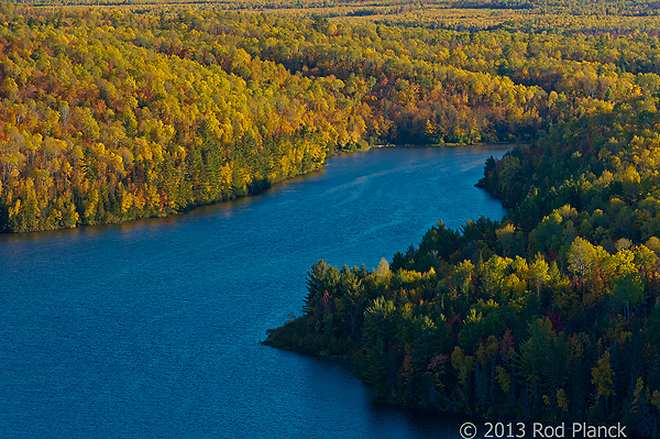Autumn Forest, Foggy Bogs and Lake Superior Shoreline, Porcupine Mountains Wilderness State Park and Environs, Michigan